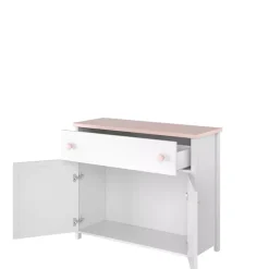 Meble Dla Dzieci|Zestawy Mebli Dziecięcych>lenart. Komoda dziecięca z szufladą i drzwiami 110 cm LUNA