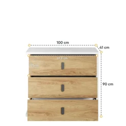 Komody|Zestawy Mebli Dziecięcych></noscript>lenart. Komoda dziecięca z szufladami 100 cm SIMI