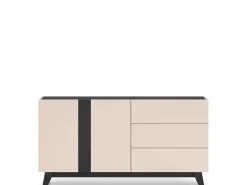 Meble Dla Dzieci|Meble Młodzieżowe></noscript>ML Meble Komoda młodzieżowa 160 cm do pokoju FERIO cashmere