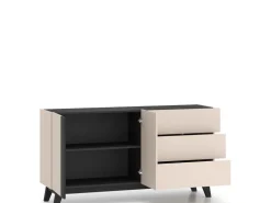 Meble Dla Dzieci|Meble Młodzieżowe></noscript>ML Meble Komoda młodzieżowa 160 cm do pokoju FERIO cashmere