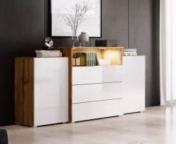 Komody></noscript>BRATEX Komoda nowoczesna 150 cm NORBI