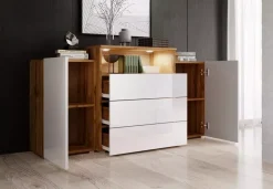 Komody></noscript>BRATEX Komoda nowoczesna 150 cm NORBI