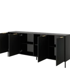 Komody></noscript>LASKI Komoda nowoczesna LECCE antracyt