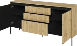 Komody|Zestawy Mebli Do Salonu>lenart. Komoda nowoczesna z frezowanymi frontami i szufladami TREND