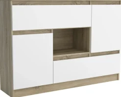 Komody>Meblohand Komoda pod telewizor do salonu 120 cm AMPARO dąb sonoma