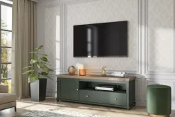 Szafki Rtv></noscript>Helvetia Komoda rtv w stylu klasycznym IVORIA