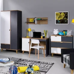 Meble Dla Dzieci|Meble Młodzieżowe></noscript>GiB Meble Komoda skandynawska z szufladami 120 cm MERKURY