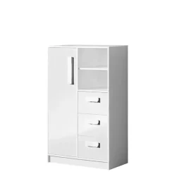 Zestawy Mebli Dziecięcych|Komody></noscript>DOMEL Komoda wysoka szuflady półki GULIVER