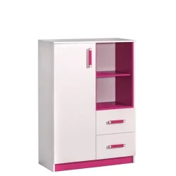 Zestawy Mebli Młodzieżowych|Komody></noscript>DOMEL Komoda wysoka z szufladami TRAFIKO