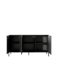 Komody>LASKI Komoda z drzwiami 153 cm LECCE antracyt