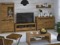 Zestawy Mebli Do Salonu|Komody>ML Meble Komoda z drzwiami i szufladami 138 cm BALTICA