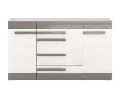 Zestawy Mebli Do Sypialni|Zestawy Mebli Do Salonu></noscript>ML Meble Komoda z drzwiami i szufladami 165 cm BLANCO sosna śnieżna