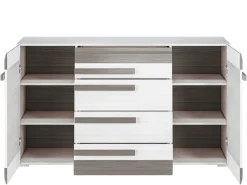 Zestawy Mebli Do Sypialni|Zestawy Mebli Do Salonu></noscript>ML Meble Komoda z drzwiami i szufladami 165 cm BLANCO sosna śnieżna