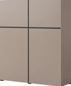 Zestawy Mebli Do Sypialni|Komody>Helvetia Komoda z półkami do salonu nowoczesna 120 cm CROSS