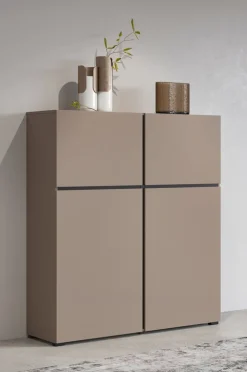 Zestawy Mebli Do Sypialni|Komody></noscript>Helvetia Komoda z półkami do salonu nowoczesna 120 cm CROSS