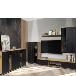 Komody>Lempert Komoda z szufladą do salonu dąb artisan półki KUBA