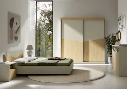 Komody>JUREK Komoda z szufladami 150 cm do sypialni AMADEO szary beż