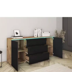 Komody></noscript>BRATEX Komoda z szufladami 150 cm VELLORE