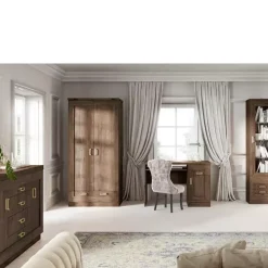 Zestawy Mebli Do Salonu|Komody></noscript>JARSTOL Komoda z szufladami dąb lefkas TAVIER