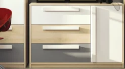 Zestawy Mebli Młodzieżowych|Komody></noscript>ML Meble Komoda z szufladami do pokoju młodzieżowego DROP