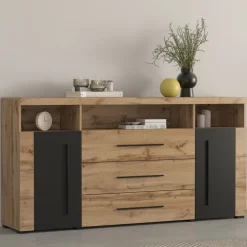 Komody|Zestawy Mebli Do Salonu>Helvetia Komoda z szufladami do salonu 180 cm ROGER