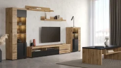 Komody|Zestawy Mebli Do Salonu></noscript>Helvetia Komoda z szufladami do salonu 180 cm ROGER