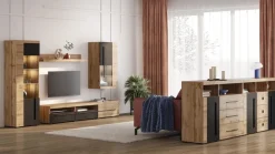 Komody|Zestawy Mebli Do Salonu></noscript>Helvetia Komoda z szufladami do salonu 180 cm ROGER