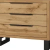 Zestawy Mebli Do Sypialni|Komody>Helvetia Komoda z szufladami do sypialni w stylu loftowym 100 cm HALLE S