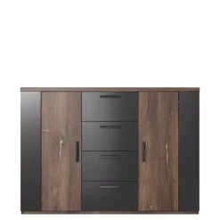 Komody></noscript>Helvetia Komoda z szufladami do sypialni 132 cm SAVRELO