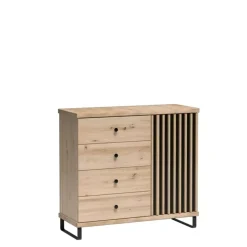 Zestawy Mebli Do Sypialni>JARSTOL Komoda z szufladami drzwi CALIS