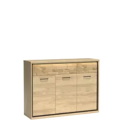 Zestawy Mebli Do Sypialni|Komody></noscript>JARSTOL Komoda z szufladami drzwi półki MORNE