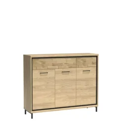 Zestawy Mebli Do Sypialni|Komody></noscript>JARSTOL Komoda z szufladami drzwi półki MORNE