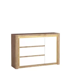 Komody>JARSTOL Komoda z szufladami drzwi półka LANES