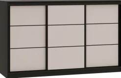 Komody>BROMARKT Komoda z szufladami i drążkami 160 cm do sypialni LOFT