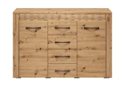 Zestawy Mebli Do Salonu|Komody></noscript>ML Meble Komoda z szufladami i drzwiami do salonu 138 cm ARTIS