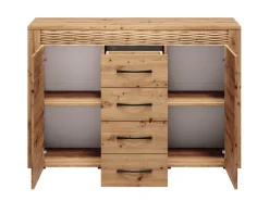 Zestawy Mebli Do Salonu|Komody></noscript>ML Meble Komoda z szufladami i drzwiami do salonu 138 cm ARTIS