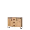 Komody>DOMEL Komoda z szufladami LAMELIX dąb artisan
