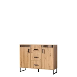 Meble Młodzieżowe|Zestawy Mebli Młodzieżowych>DOMEL Komoda z szufladami LAMELIX dąb artisan