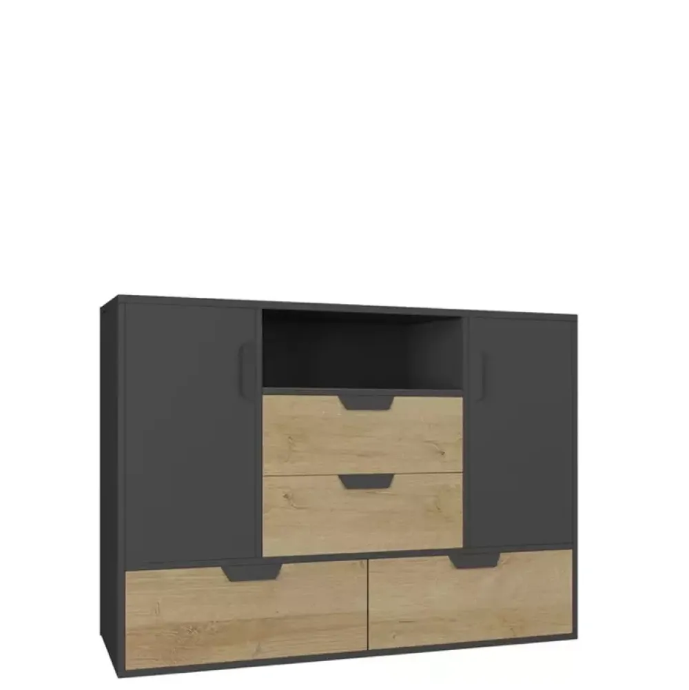 Zestawy Mebli Młodzieżowych|Komody>MEBLAR Komoda z szufladami nowoczesna NELSE