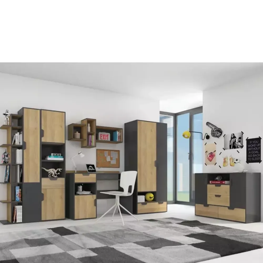 Zestawy Mebli Młodzieżowych|Komody>MEBLAR Komoda z szufladami nowoczesna NELSE