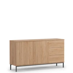 Komody>GiB Meble Komoda z szufladami QUARTE dąb hikora