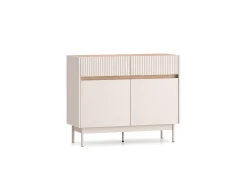 Komody>ML Meble Kompaktowa komoda 104 cm młodzieżowa do pokoju DESSO cashmere