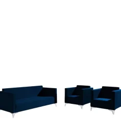 Komplety Wypoczynkowe>GiB Meble Komplet dwóch foteli i sofy do salonu SZAFIR