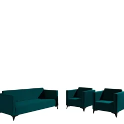 Komplety Wypoczynkowe></noscript>GiB Meble Komplet dwóch foteli i sofy do salonu SZAFIR