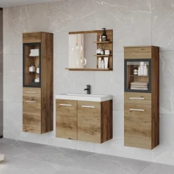 Meble Łazienkowe>BRATEX Komplet mebli łazienkowych USEDOM kasztan wrocławski