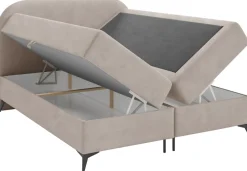 Łóżka Małżeńskie|Łóżka Ze Stelażem>BROMARKT Kontynentalne łóżko do sypialni 180x200 cm tapicerowane SERENO