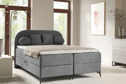 Łóżka Młodzieżowe|Łóżka Ze Stelażem></noscript>BROMARKT Kontynentalne łóżko tapicerowane 140x200 cm do sypialni SERENO