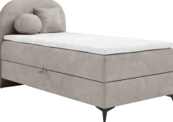 Łóżka Młodzieżowe|Łóżka Ze Stelażem>BROMARKT Kontynentalne łóżko 80x200 cm dla dzieci z pojemnikiem tapicerowane SERENO