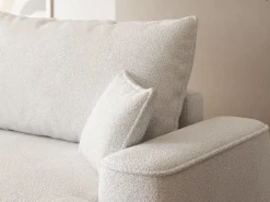 Narożniki|Meble Dla Dzieci></noscript>BROMARKT Kremowa kanapa narożna z funkcją spania do salonu CARMELLO DUO