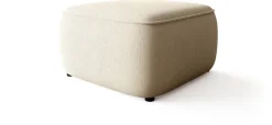 Meble Dla Dzieci|Meble Młodzieżowe></noscript>BROMARKT Kremowa nowoczesna pufa do salonu CARMELLO